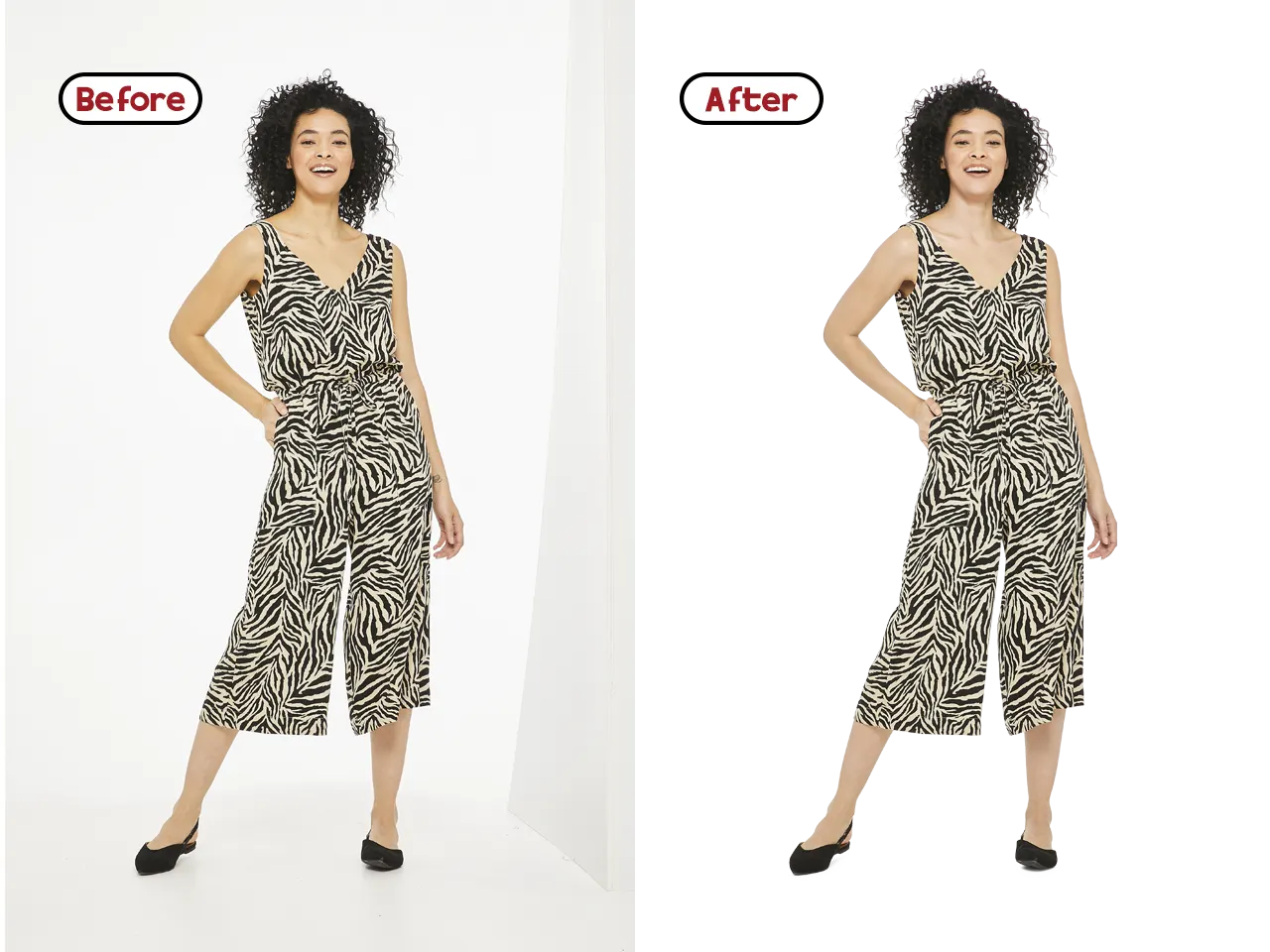 Model clipping path, remove background & hair masking service Photoshop graphinery