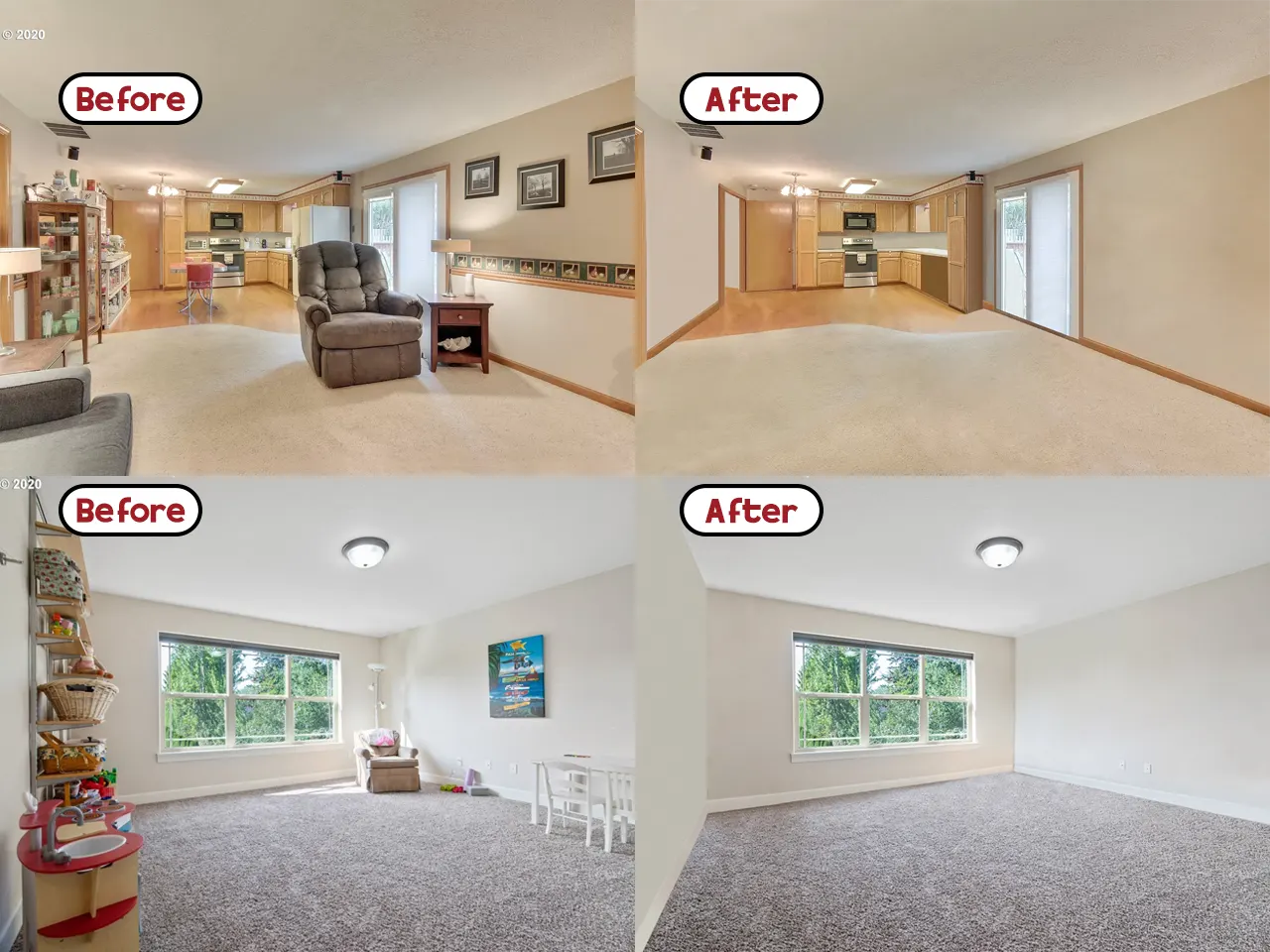 real estate photo retouching services object removal graphinery